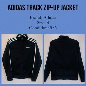 Adidas track zip-up jacket
